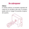 Truper 43583 / CS-70DB - Right Rim, Deadbolt Rim Door
