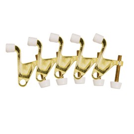 Design House 181818 Jumbo Hinge Pin Door Stop, 5-Pack, Polished Brass