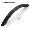 Ravinte 10 Pack Cabinet Pulls 5 Inch Oil-Rubbed Bronze Curved