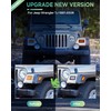 PWOBVZ Amber White Switchback Turn Signal Lights Compatible with Jeep