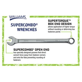 Williams WS-1170SCA 7-Piece Super Combo Wrench Set