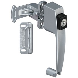 National Hardware N178-384 Pushbutton Latch in Silver, 1-3/4"
