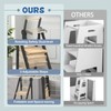 Foldable Toddler Kitchen Stool Helper, Toddler Standing Tower with 3