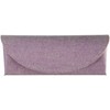 Megan 2229-04 Compact Slim Semi-Hard Case Medium Fabric Purple