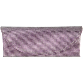Megan 2229-04 Compact Slim Semi-Hard Case Medium Fabric Purple