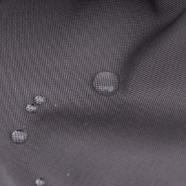 Homehold Charcoal Grey Shower Curtain With Hooks, 200cm Wide By 240cm Long Polyester Waterproof Bathroom Curtain