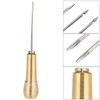 Chazcool 2 Set Leather Sewing Awl Needle with Copper Handle