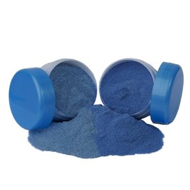 Royal Blue and Baby Blue Food Coloring Powder 2 Color Set. Dye Free - Plant Based - All Natural - Large 2 Jars .40oz each .80oz/22gr.