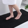 Homaxy Chenille Bathroom Rug, Non-Slip Bath Mat, Washable Bath Mat,