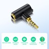 SinLoon 4.4mm Female to 2.5mm Male Balanced Audio Adapter, Gold
