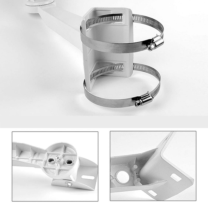 CTXSumTec CCTV Security Camera Corner Pole Mounting Bracket with 2