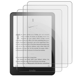 (3 Pack) Screen Protector for All-New 2024 Kindl-e Paperwhite (12th Generation) and Kindl-e Colorsoft Signature Edition 7 Inch,NOUKAJU Tempered Glass Film Guard, Hd Tempered Glass,9h Hardness,Scratch,Anti-Fingerprint