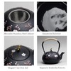 Cast Iron Teapot SECHUDO Teapot for Stovetop Safe Coated with