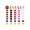 200 Pzs Mini Sombrero De Vaquero Occidental Pequeño 8 Color