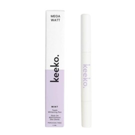 Keeko Botanical Teeth Whitening Pen – Dentist-Formulated, Award-Winning Peroxide-Free Teeth Whitener with Bicarbonate Soda, Cranberry, Aloe Vera & Chamomile Refreshing Mint Flavor, 25 Uses, Vegan 2ml