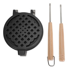 Nonstick Waffle Maker Pan Dual Sided Non Stick with Removable Handle Mini Waffle Maker for Waffles Sandwich Toaster