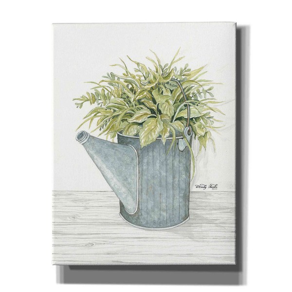 Epic Graffiti 'Galvanized Watering Can' by Cindy Jacobs, Canvas Wall