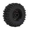 4Pcs Brass Wheel Tire Set 1.2in Hub Replacement for Traxxas