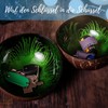 Cocovibes Coconut Bowl Buddha Bowl Lacquered Hand-Made and Environmentally Friendly