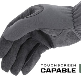 Mechanix Men's FastFit Tactical Touch Gloves, grey, l