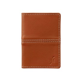 STARHIDE Mens Womens RFID Blocking Minimalist Small Leather Credit Cardholder Business Card Wallet 5001 (Tan)