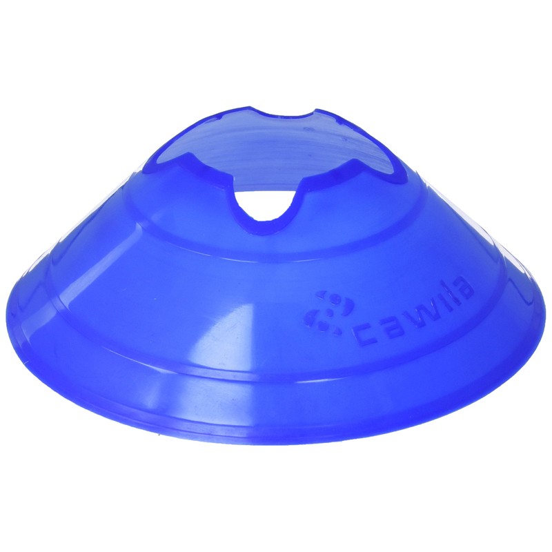 Cawila Cones Markierungsscheiben M, Set of 10, Blue, 6 CM,