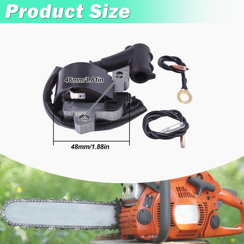 Ignition Coil Kit for Stihl 024 AV Chainsaw, ADEFOL Ignition