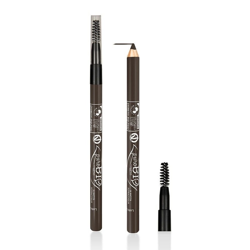 Eyebrow pencil with brush n.28: dark shades Tips PuroBio