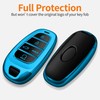 Sindeda Key Fob Cover with Keychain Soft Full Protection Key