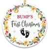 HEXMOZ Bumps First Christmas Ornament 2024 - First Time Parent