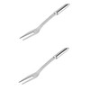BESPORTBLE 2pcs Stainless Steel BBQ Forks Elegant Serving Forks for