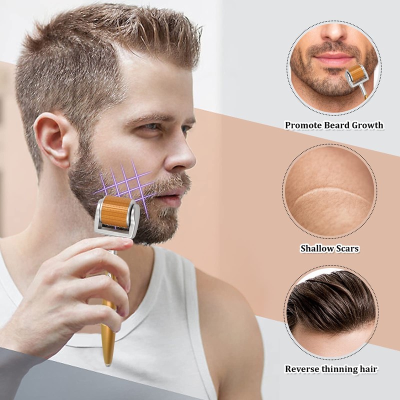 Micro Needle Titanium Derma Roller 0.5 for Face Body Skin