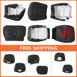 Unbranded Fits 2011-2019 Jeep Grand Cherokee Vinyl Seat Covers Protector Front Rear Set