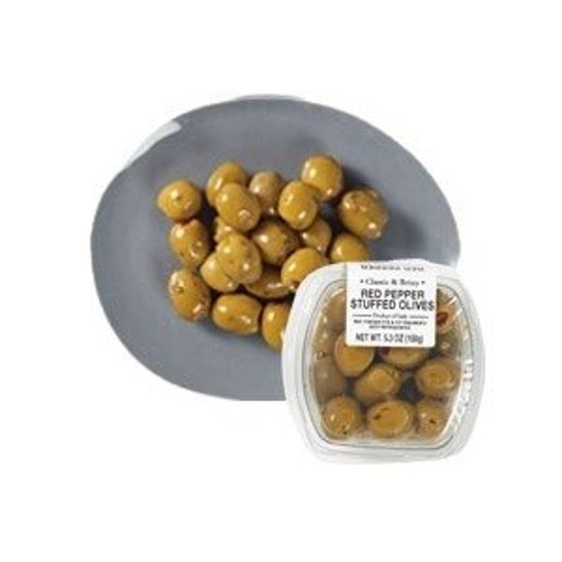 Fresh Pack Red Pepper Stuffed Olives, 5.3 oz, 12 Pack