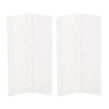 QUARKZMAN Pack of 2 Acrylic Hinges, 3 x 1.77 Inch