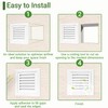 Aukivon 2 Pack 12''x12'' Aluminum Gable Vent with Replaceable Screen,
