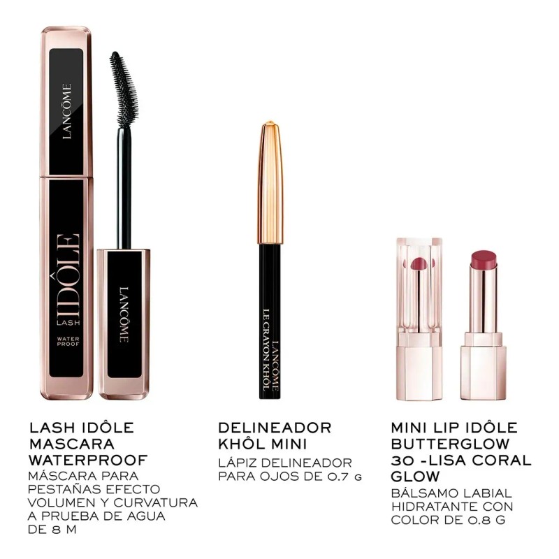 Set Lancôme Lash Idôle A Prueba De Agua