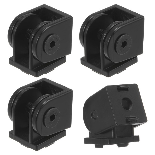 uxcell Diecast Aluminum Pivot Joint Set of 4 180° Movable
