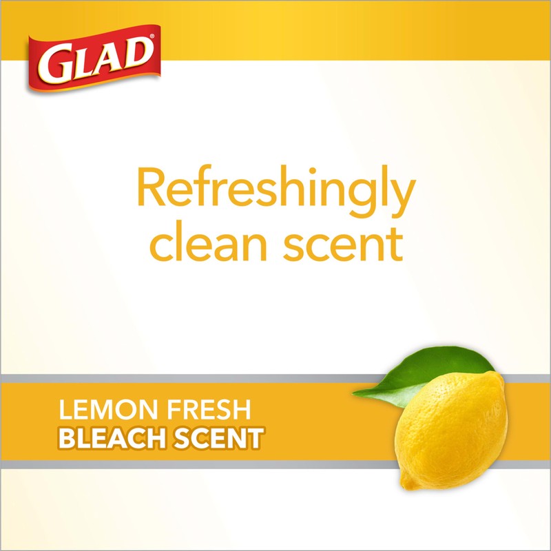 Glad Tall Kitchen Trash Bags ForceFlex Plus With Clorox, 13