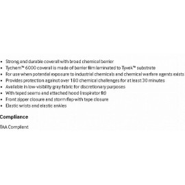 PPE, TYVEK, HOOD, SIZE 5XL, PROTECTIVE, COVERALLS, CLOTHING, STURDY, 6 SUITS