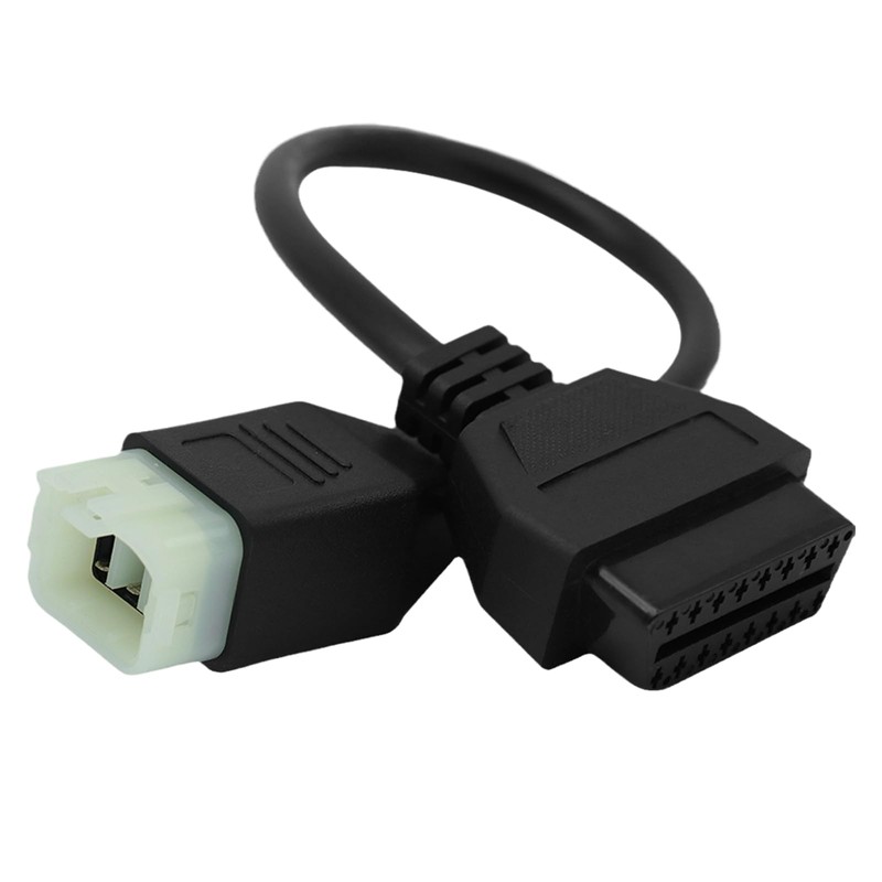 AMHTDOL Obd2 Adapter for Royal Enfield Motorcycle 6 Pin to