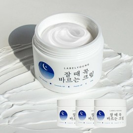Label Young Shocking Cream to Apply Before Sleeping 100g 3 Pack High Moisture High Nutrient High Hydration All-in-One Moisturizing Cream Moisture Elasticity Synergy UP