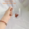 Scizorito Glass Cups, Transparent Three-dimensional Pattern Glass Cup, Bar Beverages