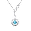 YAFEINI Sobriety Gift 925 Sterling Silver Narcotics Anonymous Necklace NA