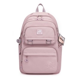 Amythe School Backpack Girls Backpack for Teenagers - Stylish and Waterproof Daypack School Bag for Girls 3rd - 9th Grade, Casual Children's Backpack Large for School and Travel, Purple