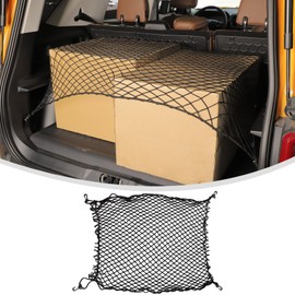 Linskip Stretchable Cargo Net for 2021-2026 Ford Bronco Sport – Trunk Organizer & Elastic Storage Net for Bronco Sport Accessories(Black)