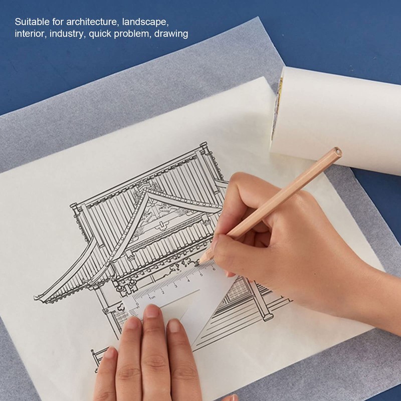 Pattern Paper/tracing Paper Roll High Transparency (46m)