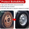 Cabtherlyn 33mm Lug Nut Covers Screw Onfor Semi Trucks, 33mm
