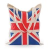 IMFAA Large (50x40) Cm 100% Cotton Canvas Reusable Shoulder/Hand Tote