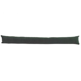 Classic Home Store Bottle Green Velvet Draught Excluder French Patio Door Extra Long Soft Cotton Draft Stopper (5ft)